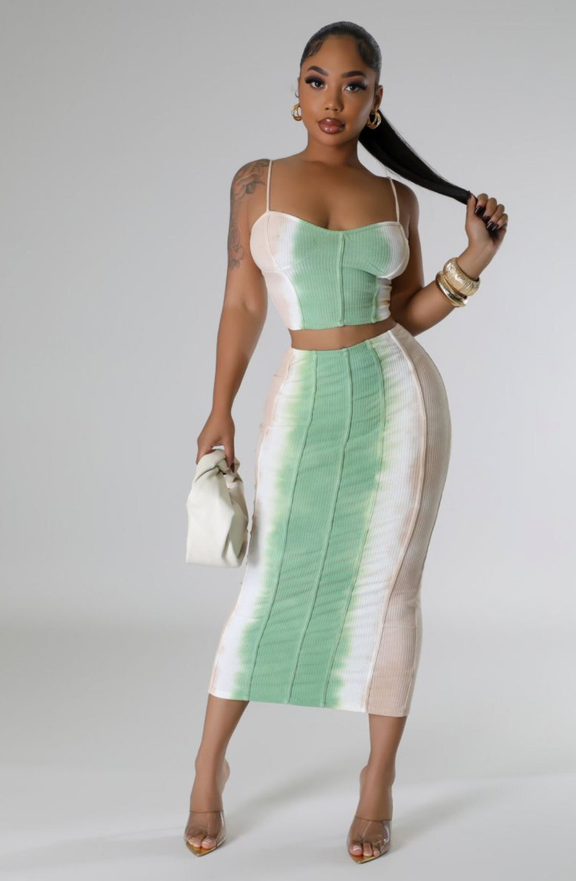 Grab A Drink Skirt Set