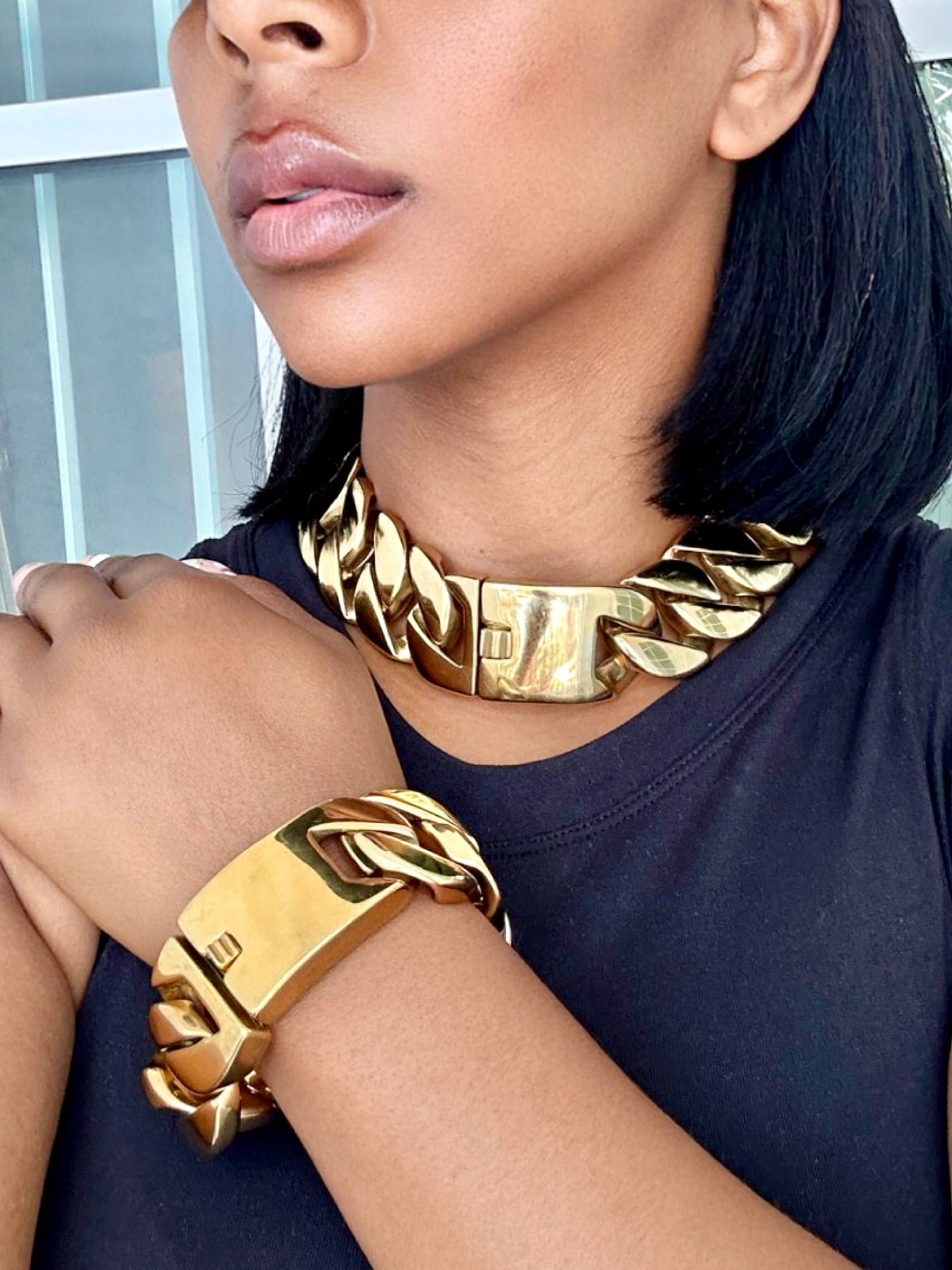 Cuban Link Choker Necklace pre-order