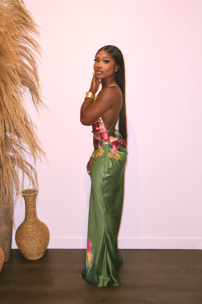 Falling Deep Maxi Dress