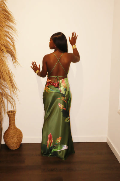 Falling Deep Maxi Dress