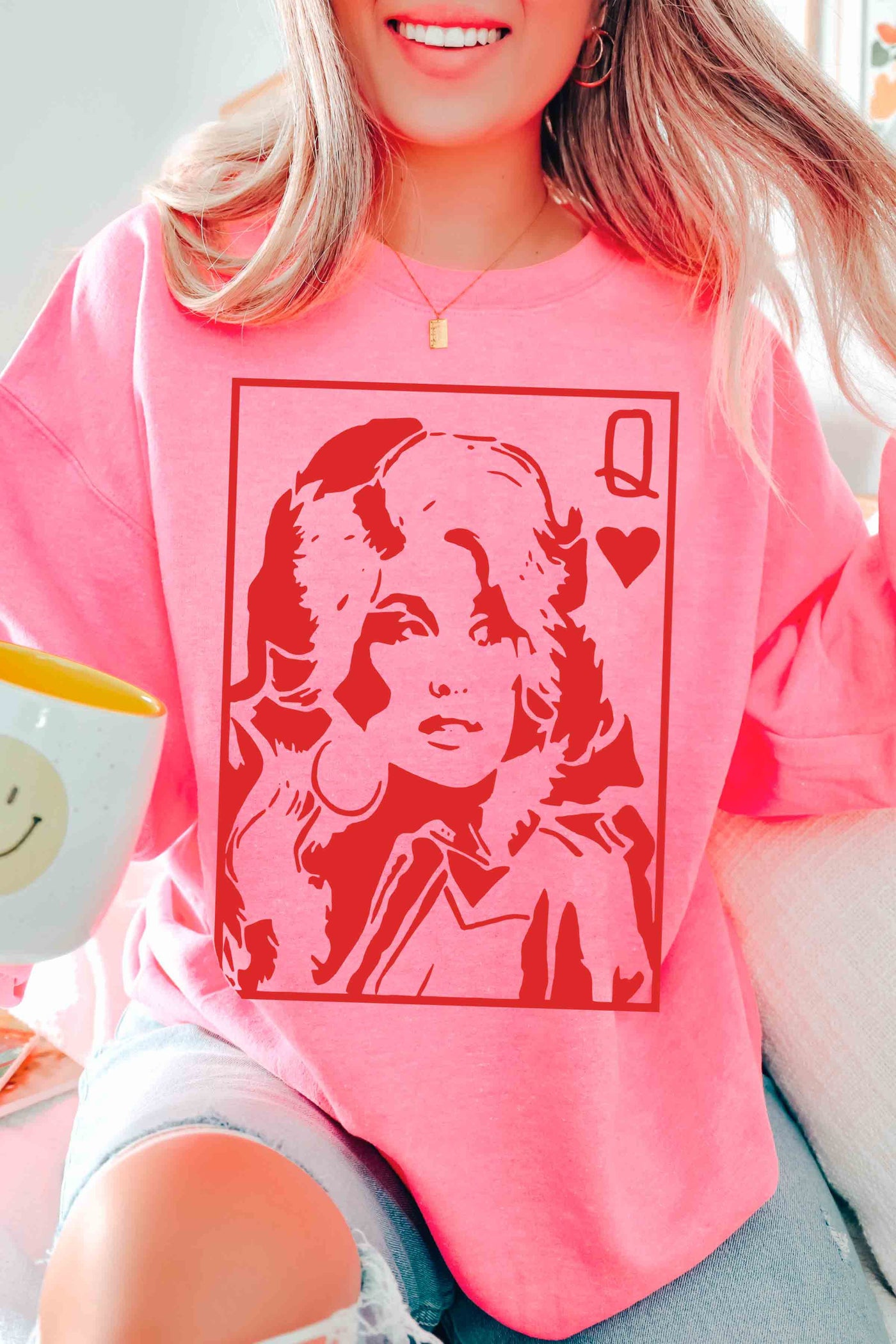 Queen Of Hearts Sweatshirt