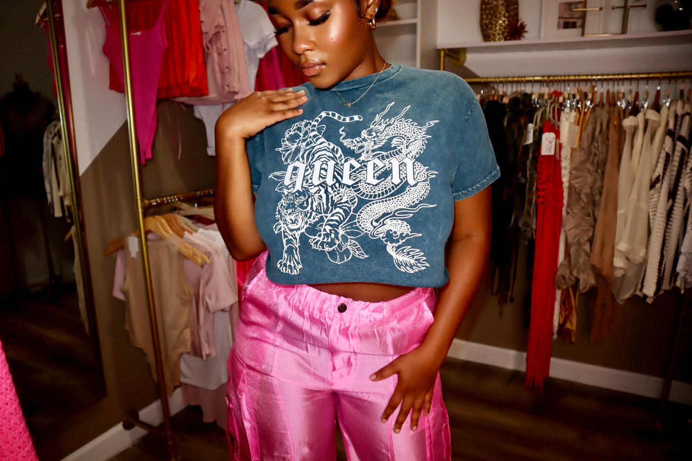 Queen T-Shirt Crop Top shirt